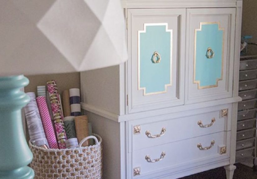 A $30 Mid-Century Armoire Gets a Makeover