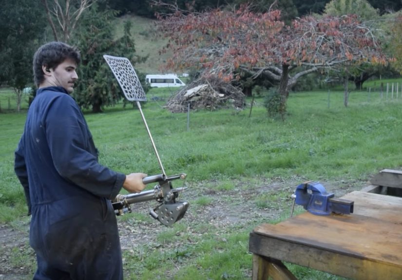 Gas-Powered Fly Swatter Slightly Over-Engineered