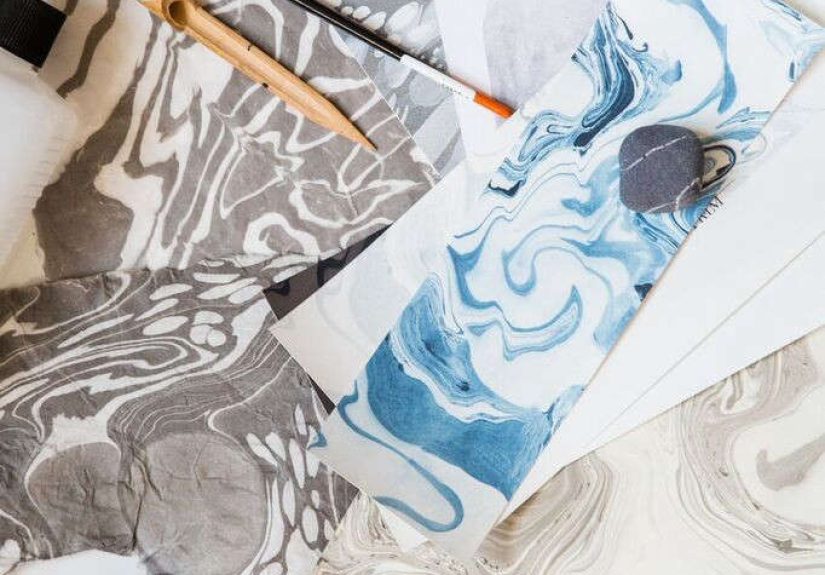 Handmade Wallpaper in Painterly Prints from Rebecca Atwood in Brooklyn
