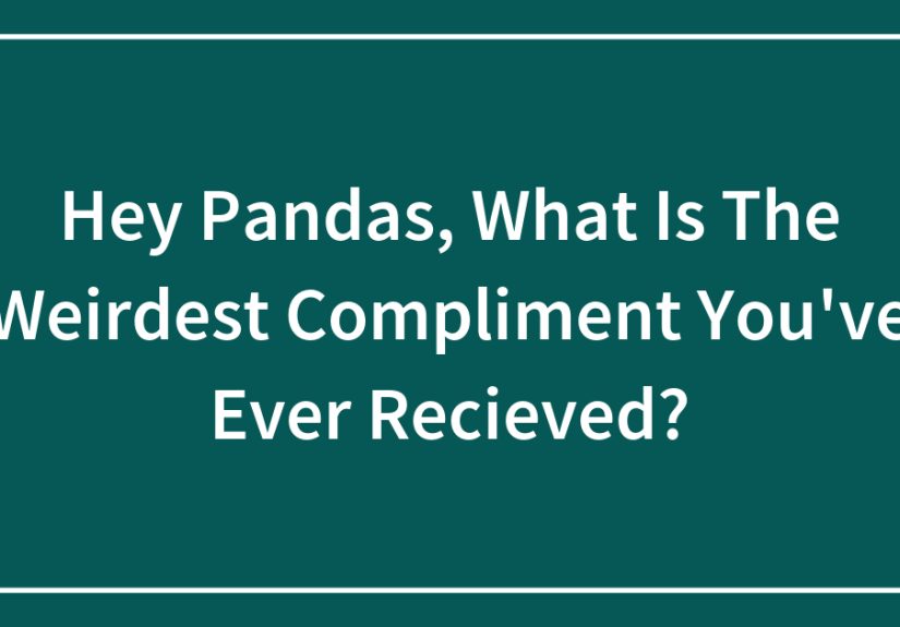 Hey Pandas, What Is The Weirdest Compliment You’ve Ever Recieved?