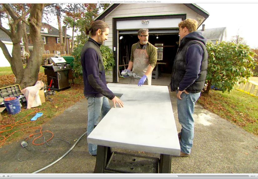 How To Build Custom Concrete Countertops for Your Home - This Old House