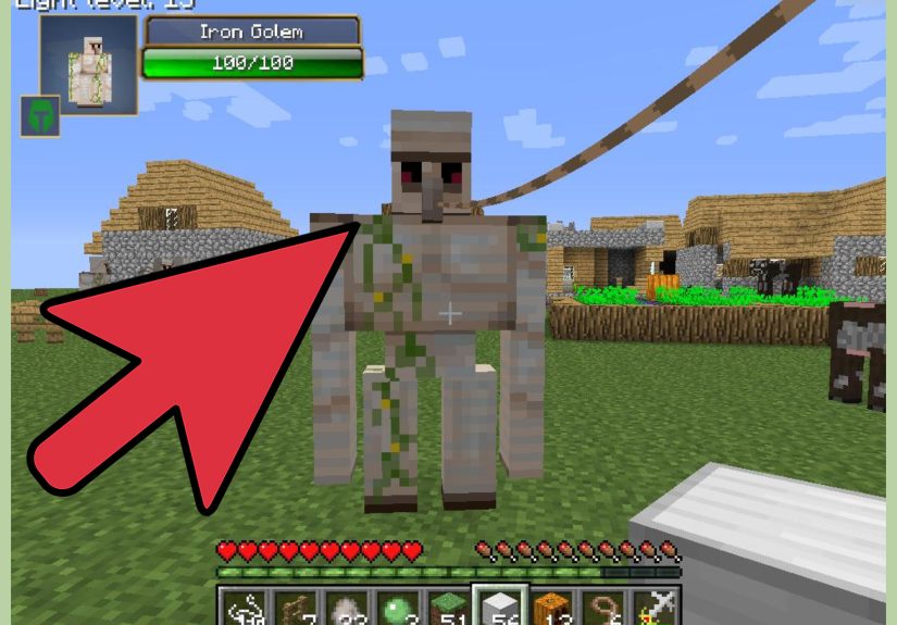 How to Make an Iron Golem in Minecraft: 8 Steps