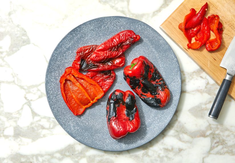 How to Roast Red Peppers