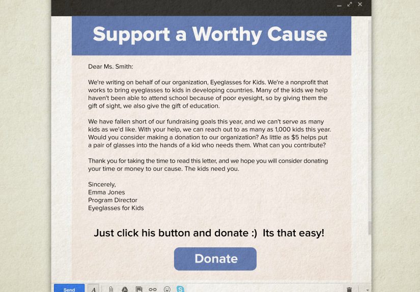 How to Write an Email Asking for Donations