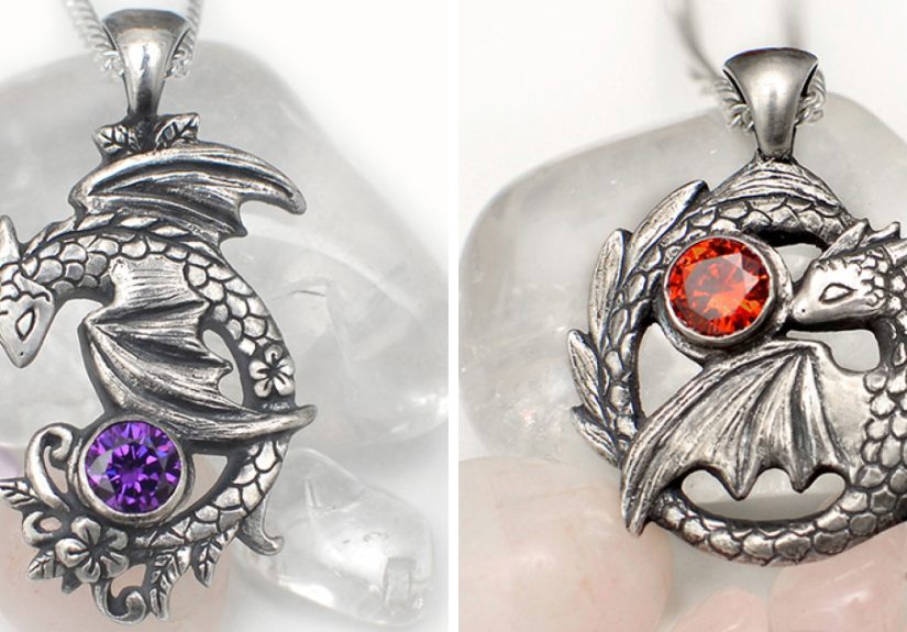 I Create Silver Dragon Pendants