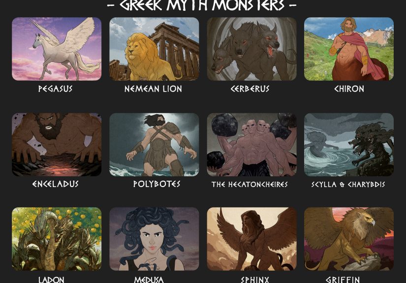 30+ Famous Greek Myth Monsters: From Medusa to Pegasus