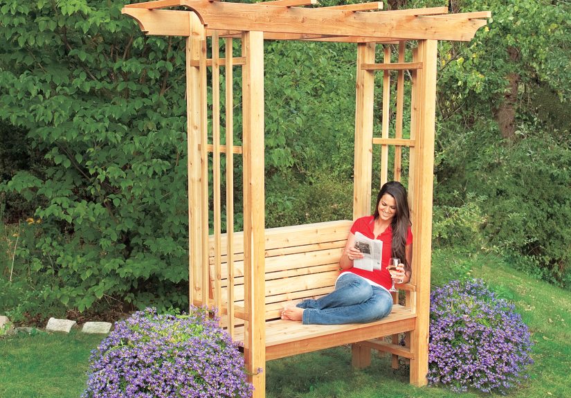A Step by Step Guide to Building a Garden Arbor Bench