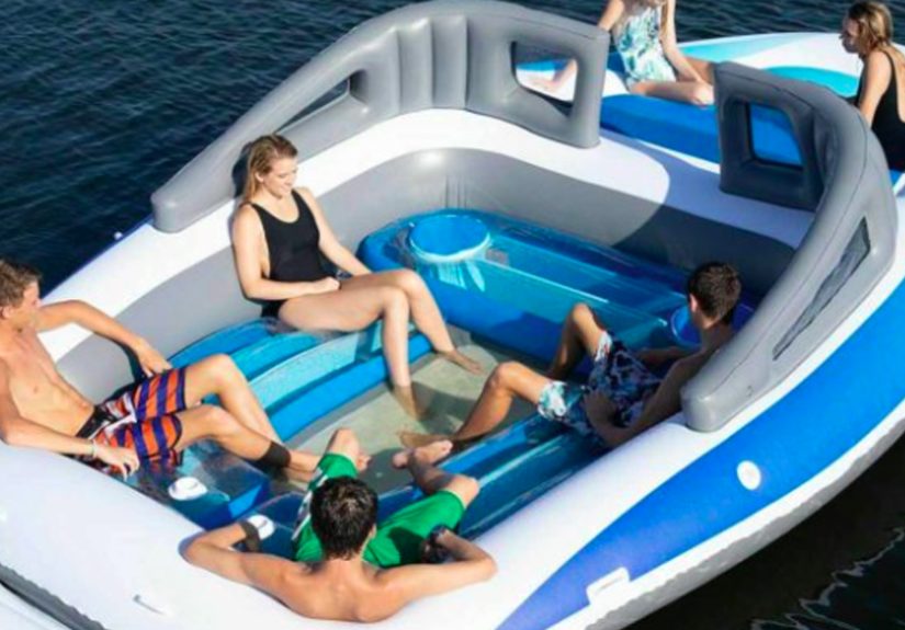 Amazon’s Life-Size Inflatable Speedboat Will Make You Feel Like A Millionaire
