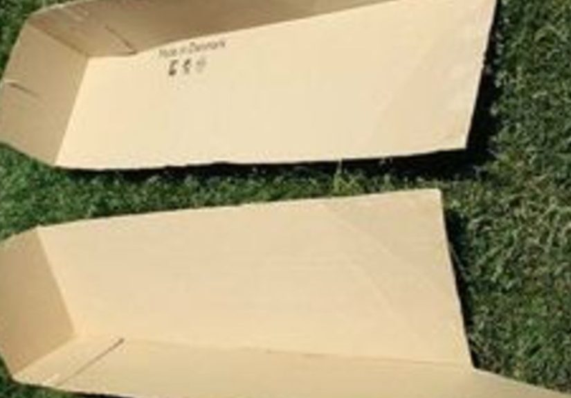 Cardboard Corner Window Cornice