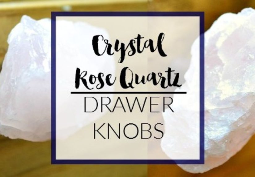 DIY Easy Quartz Drawer Knobs