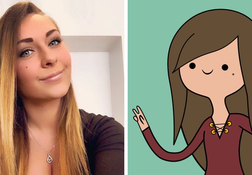 Girl Challenges Herself To Draw A Self-Portrait In 50 Cartoon Styles, And The Result Is Unbelievably Spot On