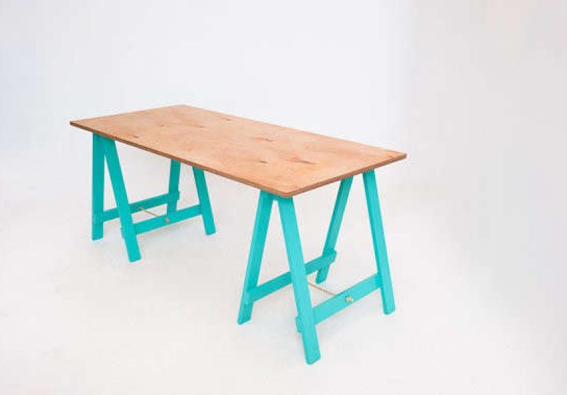 Handmade Trestle Table