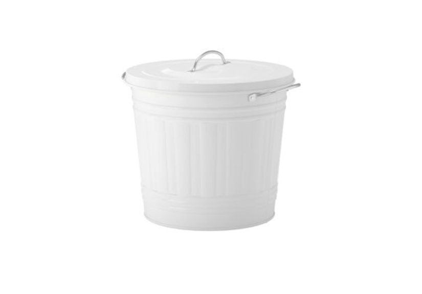 Knodd Bin With Lid - Gray