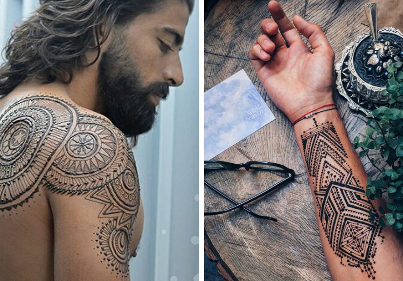 &lsquo;Menna&rsquo; Trend Sees Men Wearing Intricate Henna Tattoos