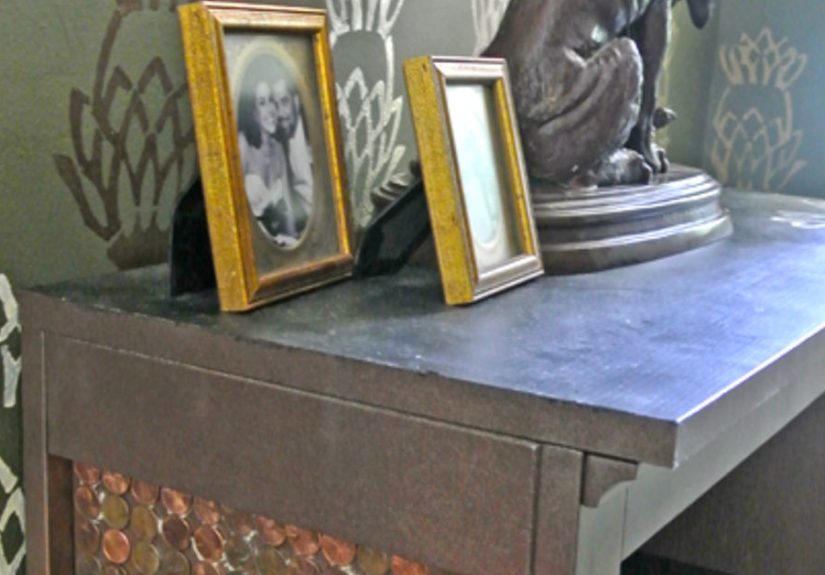 Penny Sided Cabinet Makeover