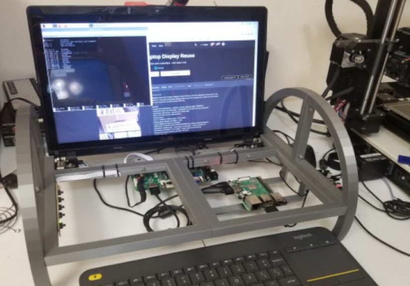 Recycling A Laptop Screen Into A Portable Folding Monitor