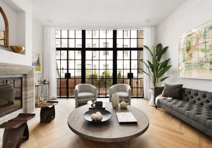West Village Townhouse Living Room