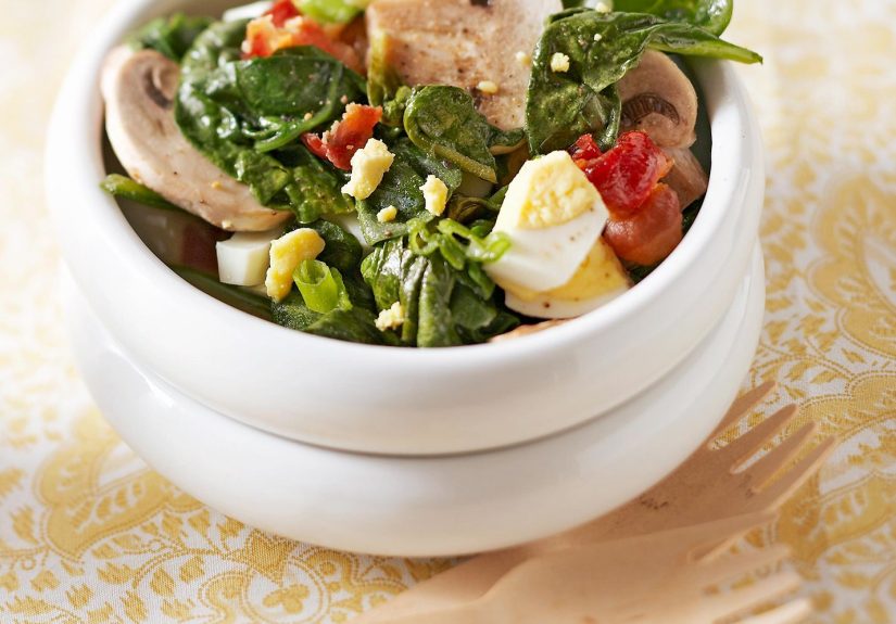 Wilted Spinach Salad Recipe