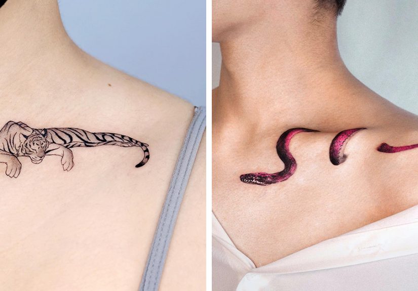 110 Stunning Collarbone Tattoos For Men And Women