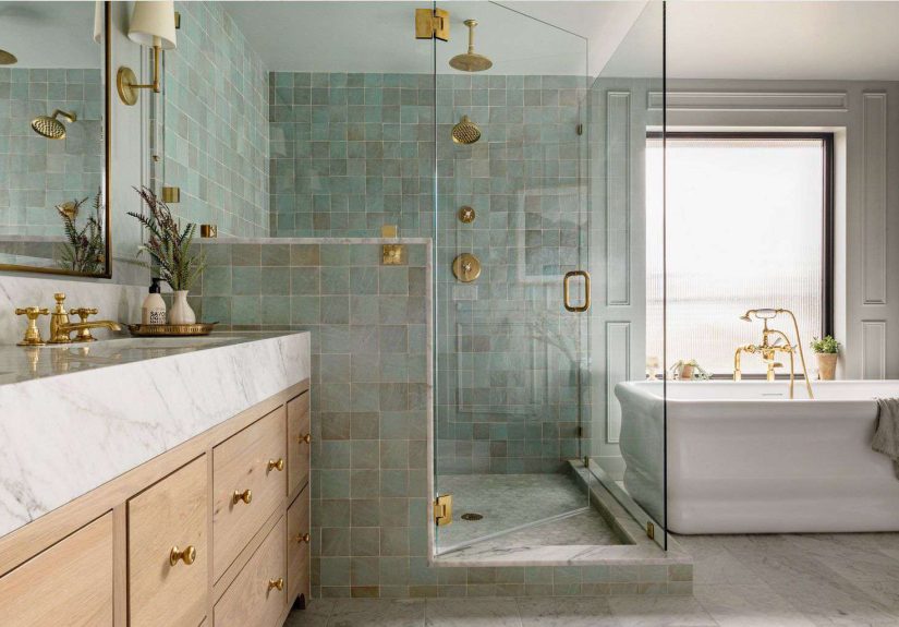 24 Half-Wall Showers to Add Privacy to Your Bathroom