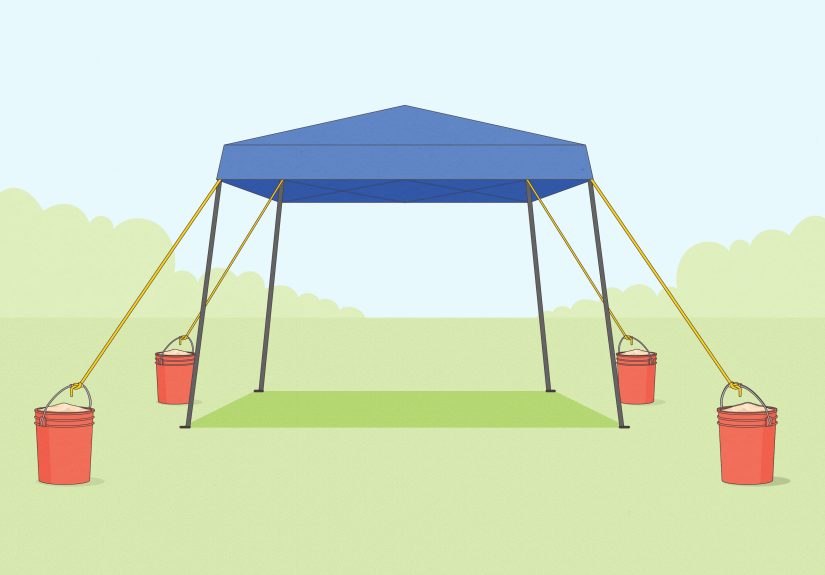 3 Ways to Tie Down a Canopy Tent