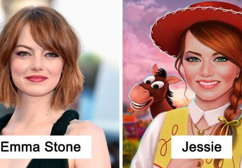 Artist Shows Which Popular Animated Characters Your Favorite Celebrities Should Be (30 Pics)