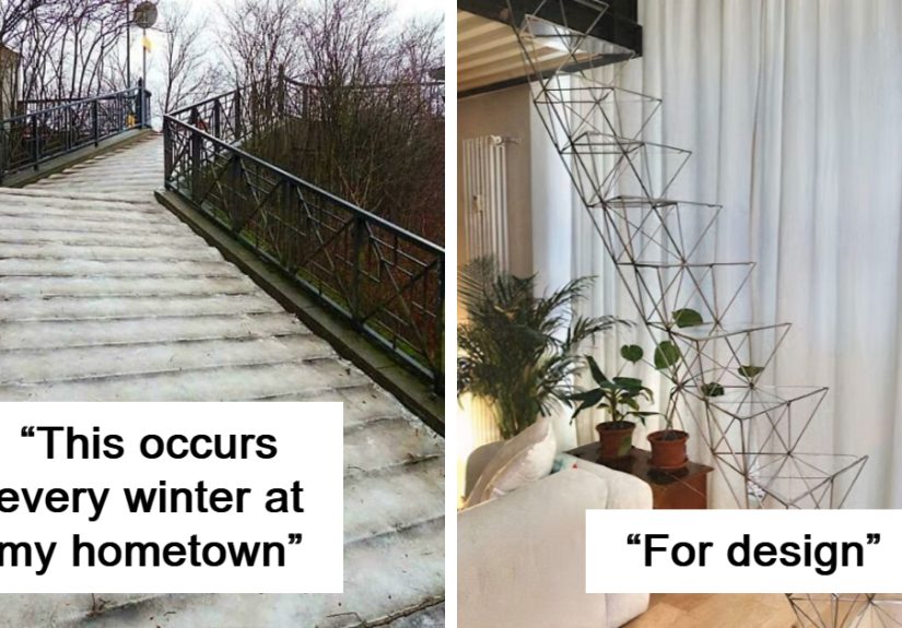 “Can Break A Leg Just Looking At These Stairs”: 50 Nightmare Stairs That Look Like They Were Designed By Someone Who Hates People