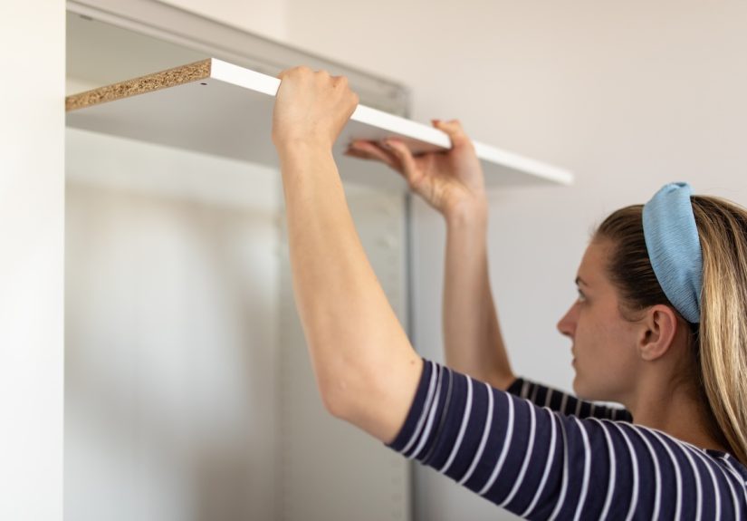 DIY Closet Shelves: The Easiest Way
