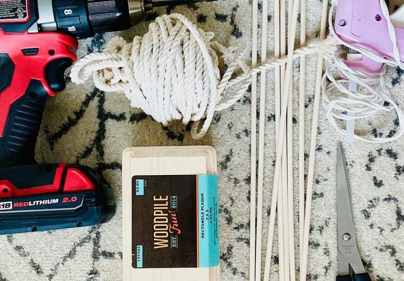 DIY Macrame Christmas Trees