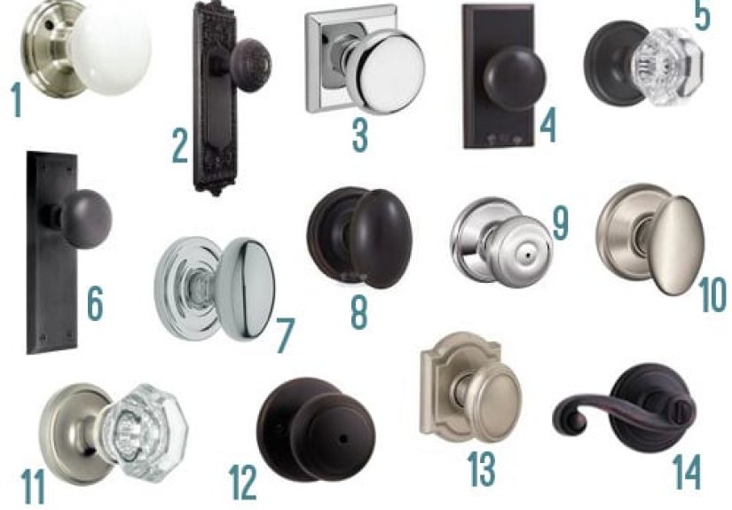 Fourteen New Interior Door Knob Options