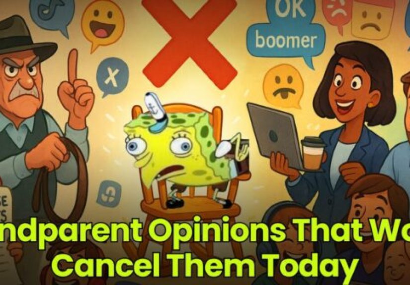 Grandparent Opinions That Would Cancel Them Today - Dumb Little Man