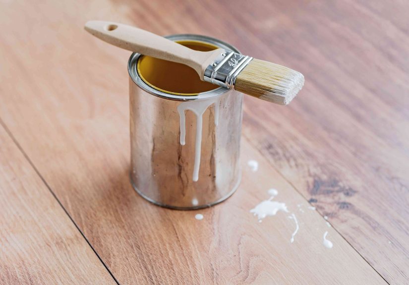 How to Clean Dried Paint Off of Hardwood Floors