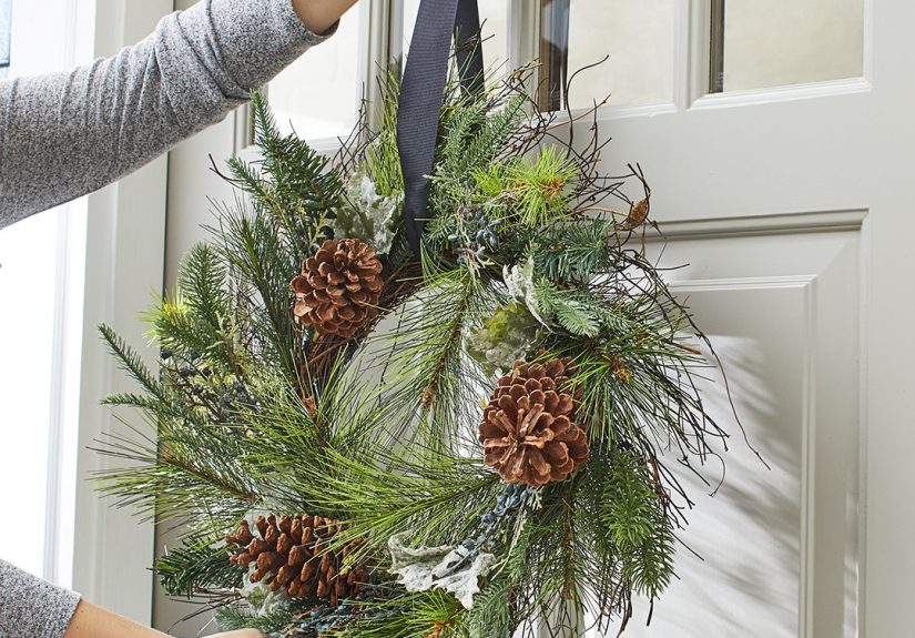 How to Hang a Christmas Wreath: 3 Easy Methods
