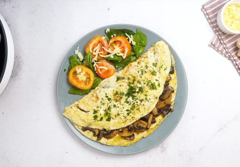 How to Make a Mushroom Omelette: 15 Steps