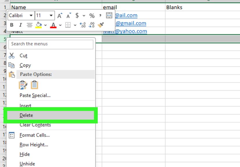 How to Remove Blank Rows in Excel: 2 Quick & Easy Methods