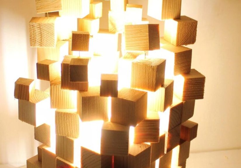 Lamp in Minecraft Style!