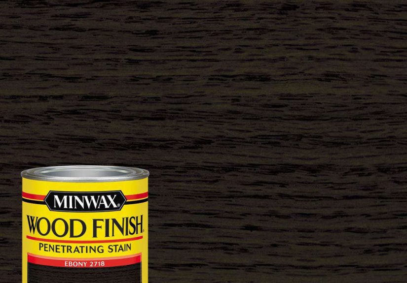 Minwax 1 qt. Wood Finish Ebony Oil-Based Interior Stain