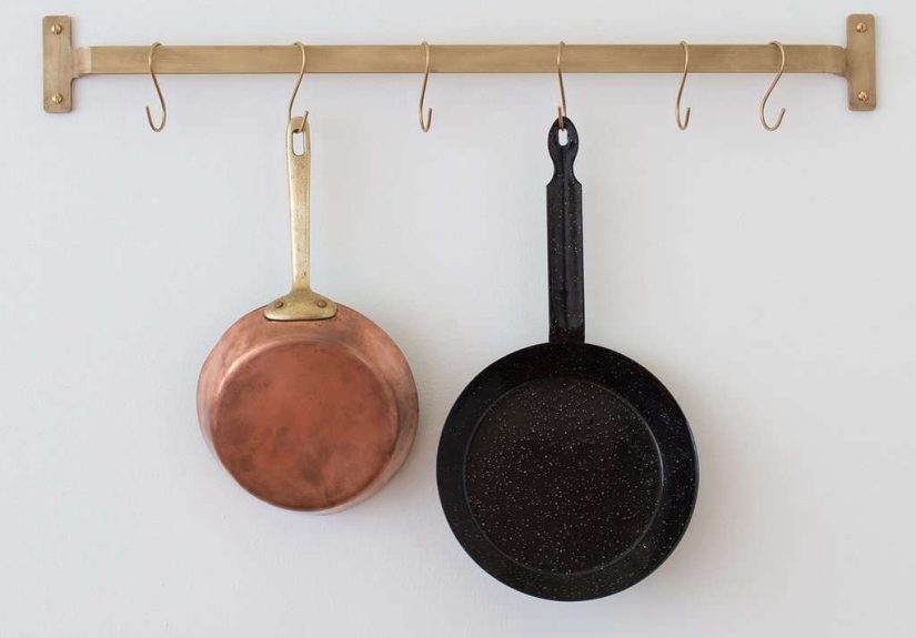 Natural Brass Nicolai Utility Rail