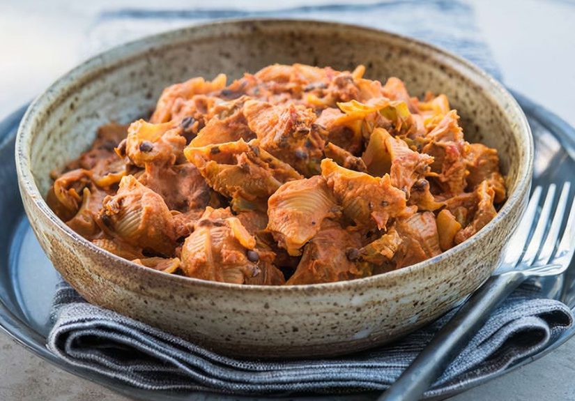 Pasta with Creamy Vegan Lentil Sauce