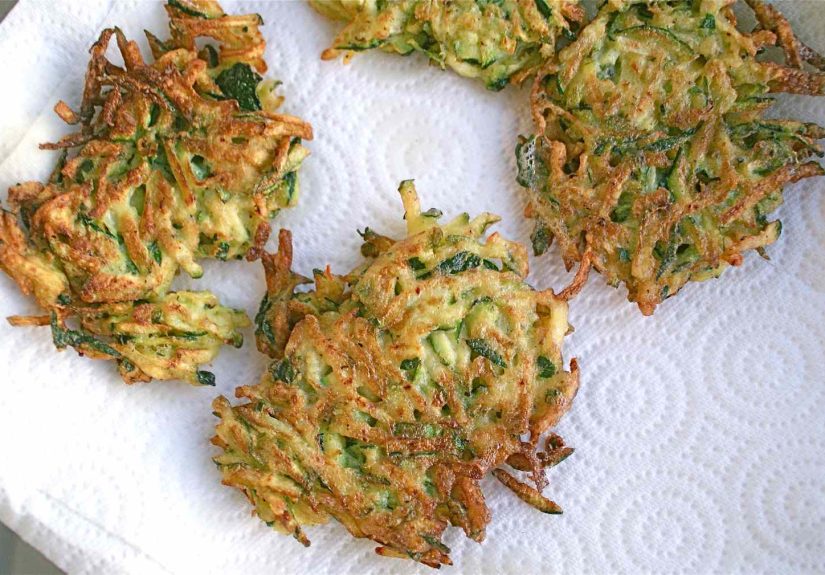 Perfectly Crisped Zucchini Fritters Recipe
