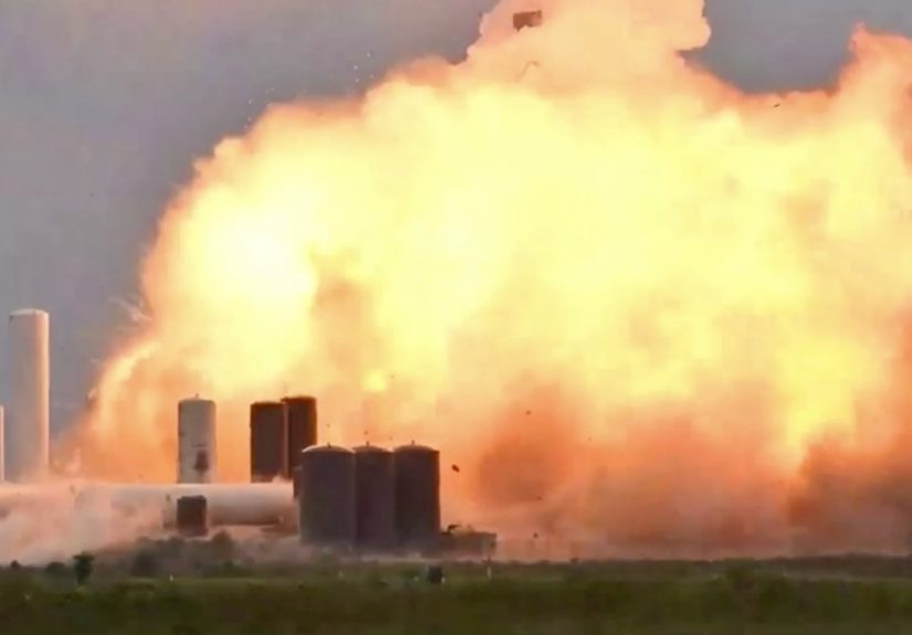 SpaceX Starship Explosion May 2020