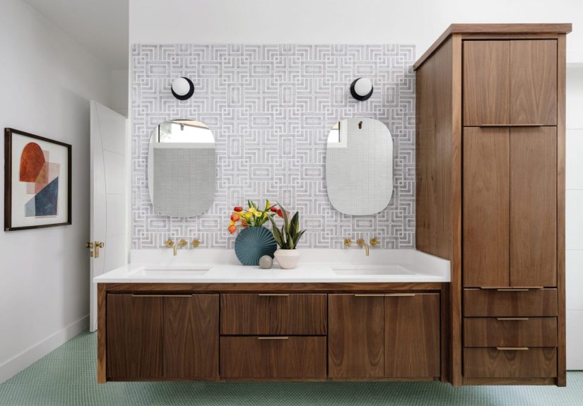 Stunning Mid-Century Modern Bathroom Tile Ideas