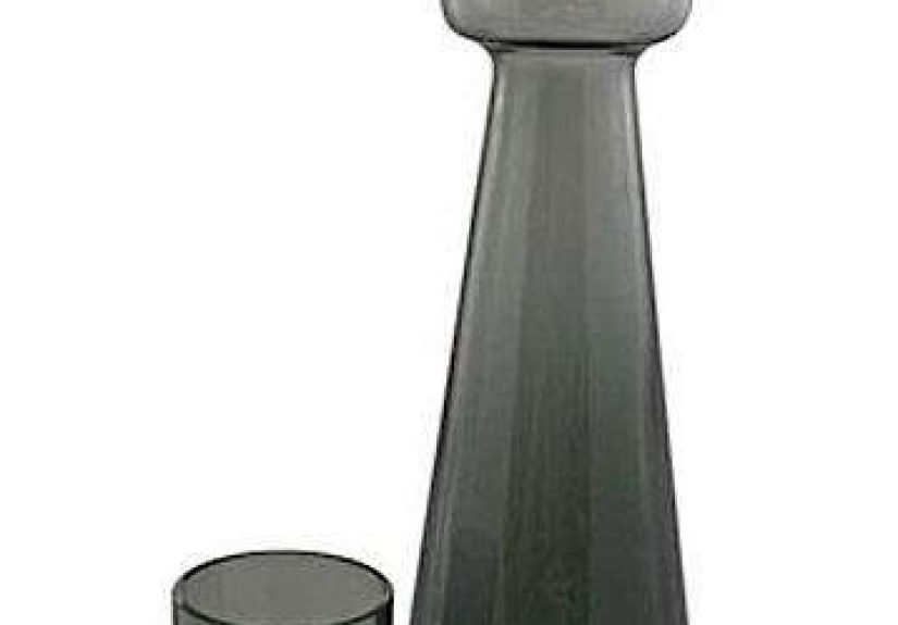 Tabletop: Smoky Gray Carafe at Haus Interior