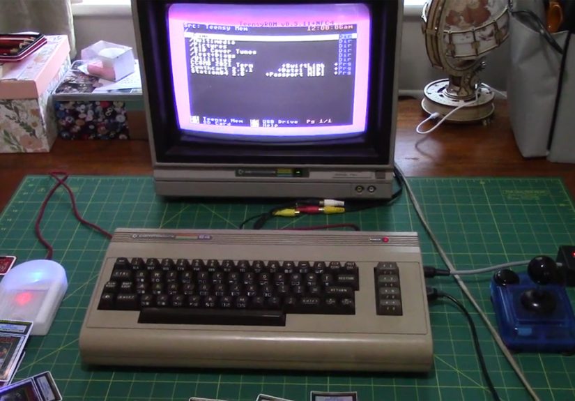 TeensyROM NFC Game Loading On The C64