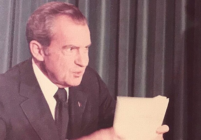 When Nixon Resigned, Only His Dog Stopped Him Crying