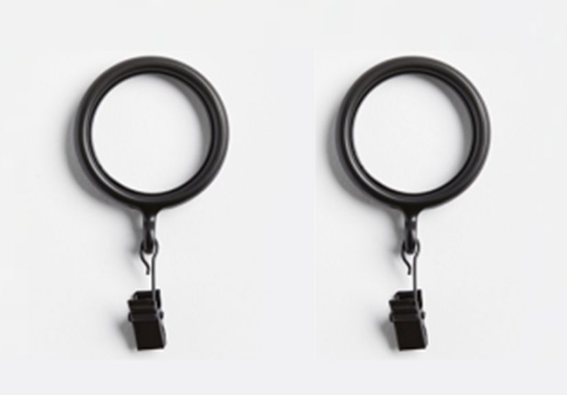 3/4" Drapery Curtain Ring Set