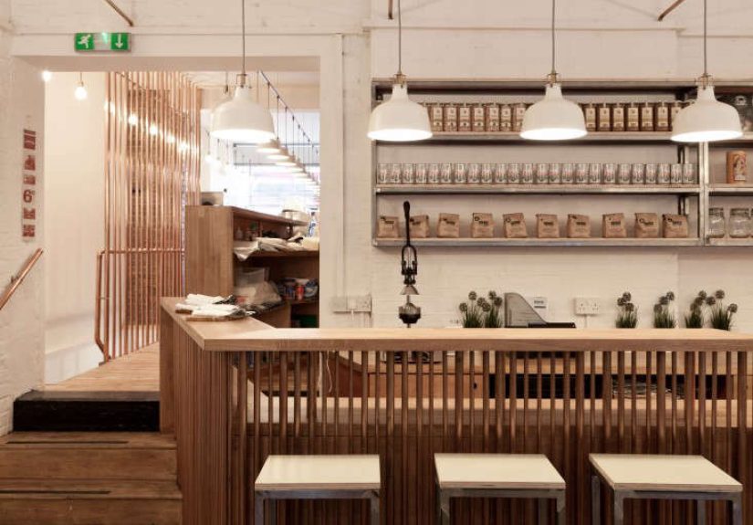 A London Cafe Takes a Shine to Copper