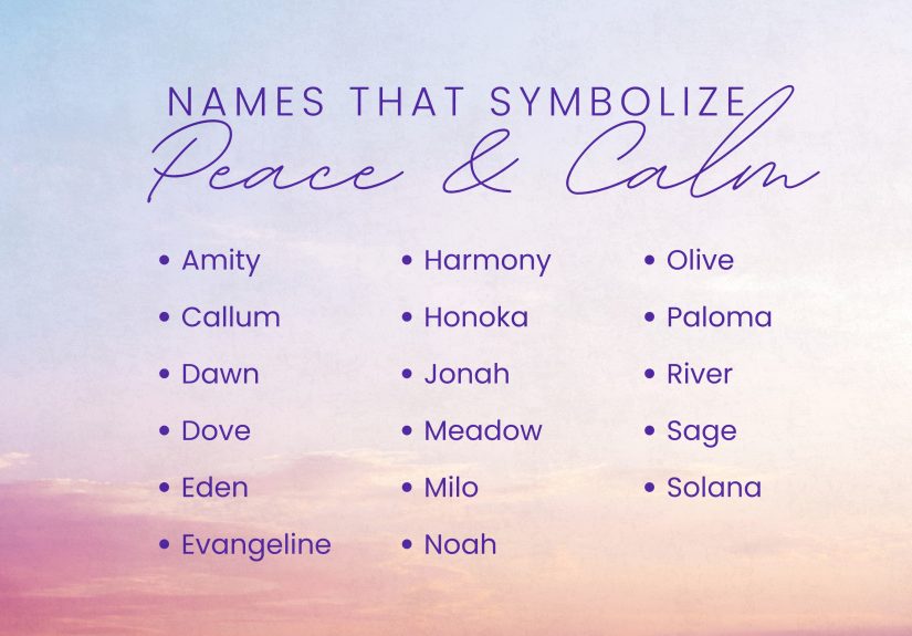 Baby Names That Mean Peace (Boys, Girls, Gender-Neutral)