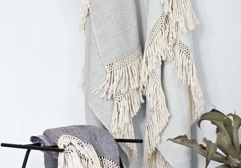Diamanta Throw - Indigo