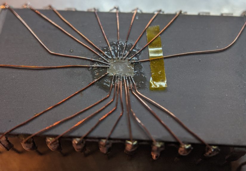 Factory Defect IC Revived With Sandpaper And Microsoldering